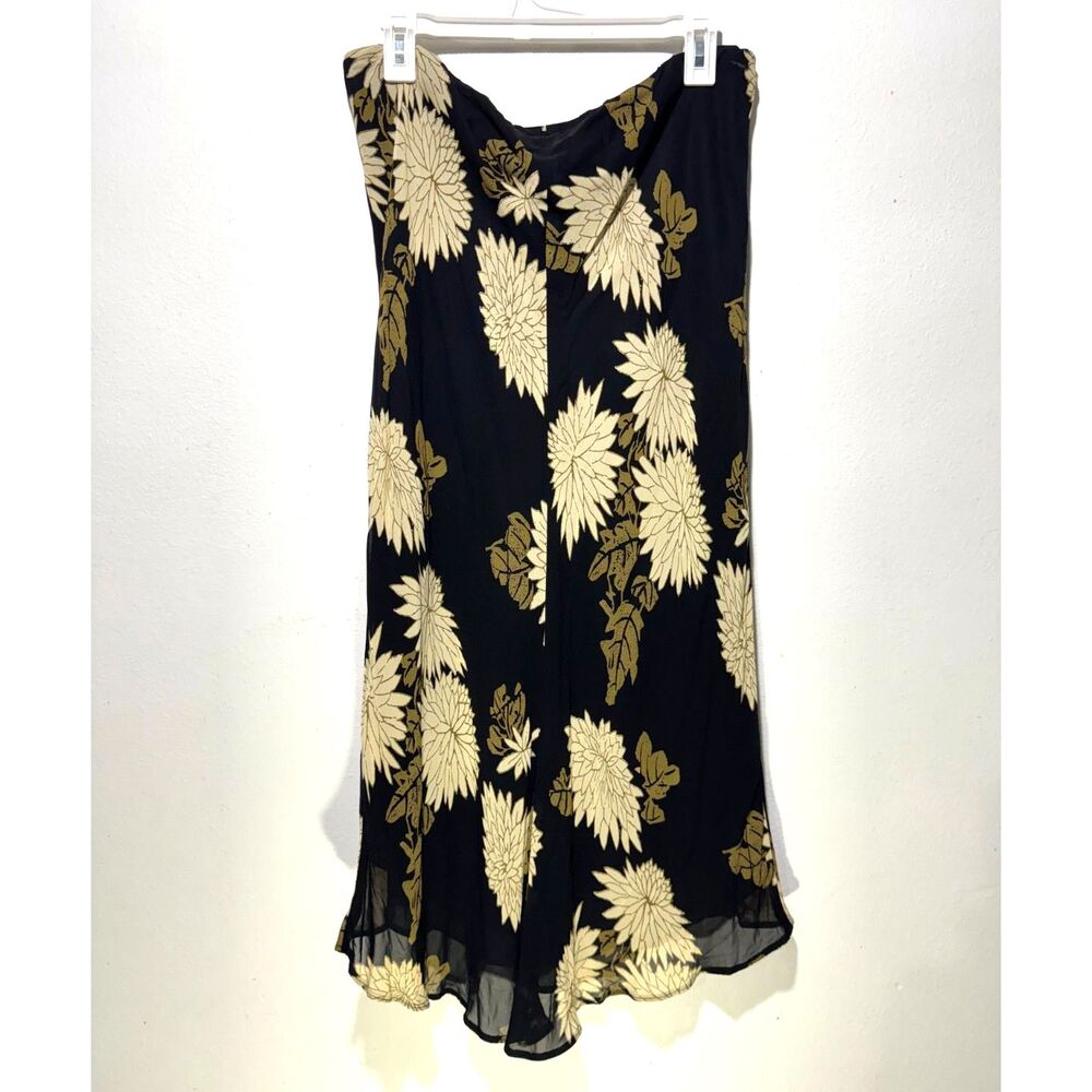 Principles asymmetric Y2K skirt high low dark floral moodie romantic women 14 View 2